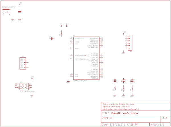 Schematic with all parts added